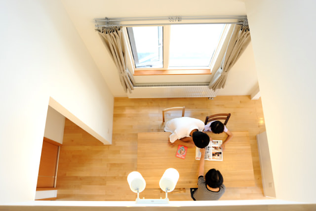 空間を楽しむ家 吹抜け