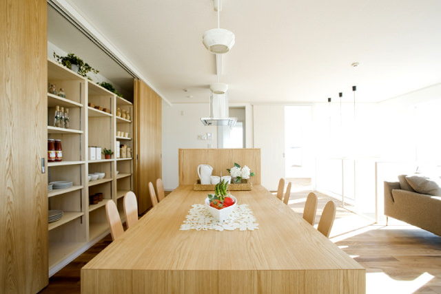 100年「空間」の家 ダイニング