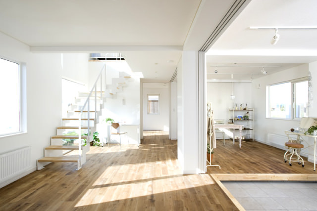 100年「空間」の家 リビング