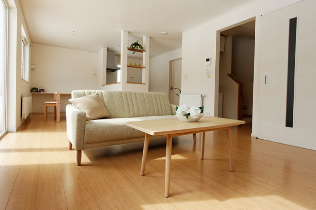 家事を楽しむ家 リビング