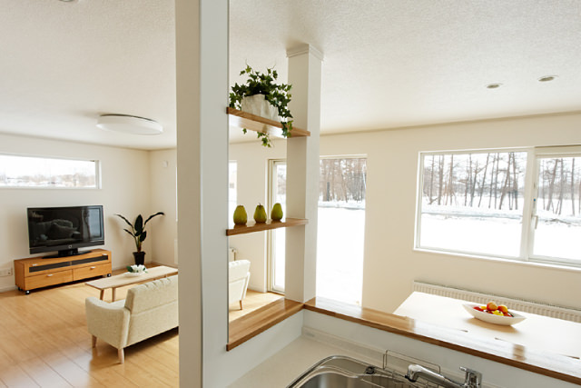 家事を楽しむ家 キッチン